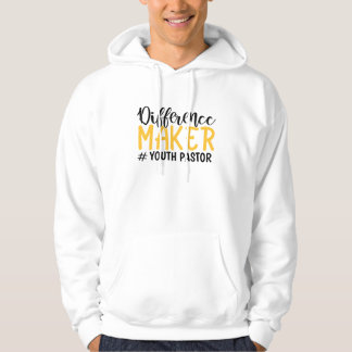 Idéell differens Maker Youth Pastor White Hoodie