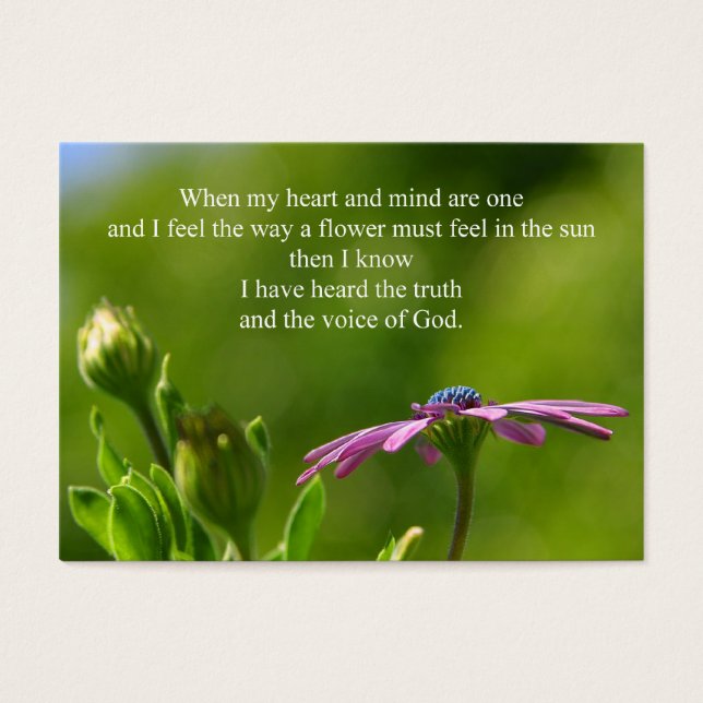 Idéella personliga kort (Framsidan)