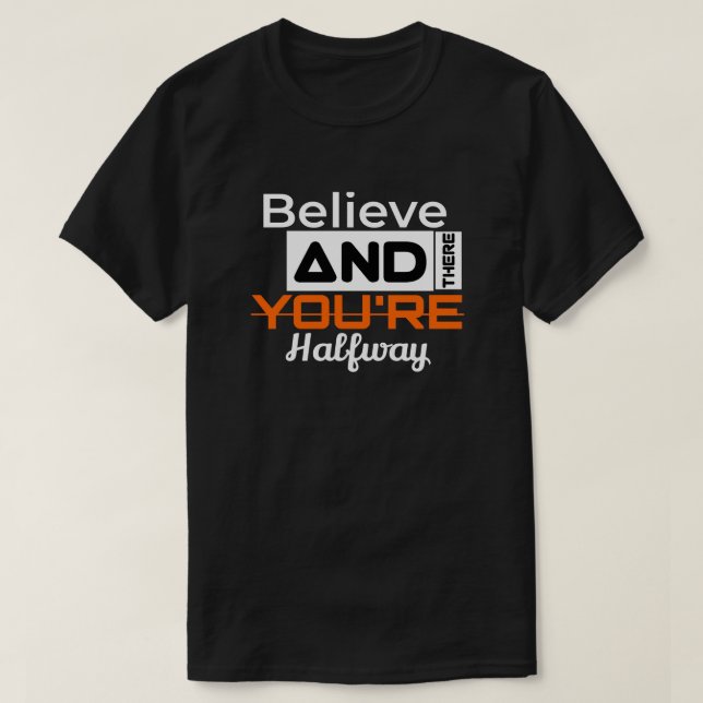 Idéella, positiva bekräftelser T-Shirt (Design framsida)