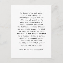 Idéella vykort, inspirerande citat vykort