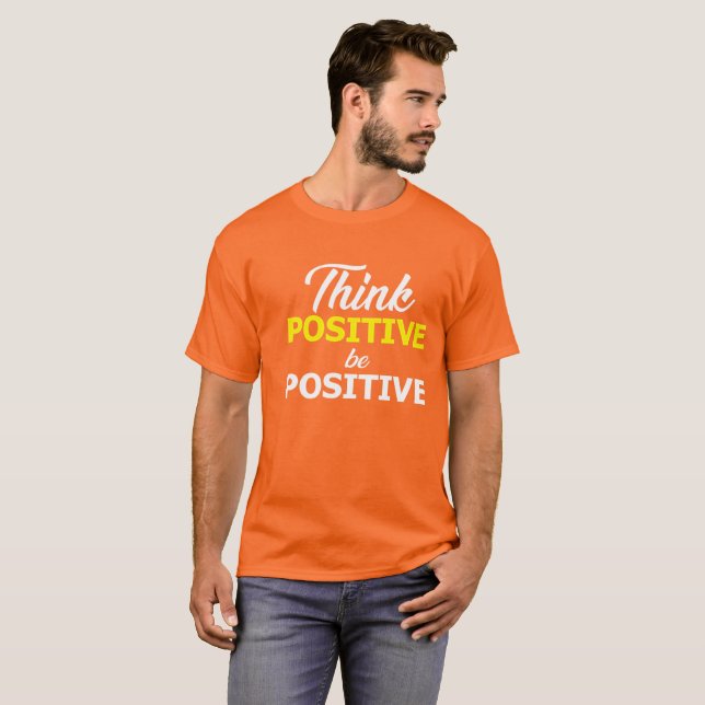 Idéellt positiv t-skjorta t shirt (Hel framsida)