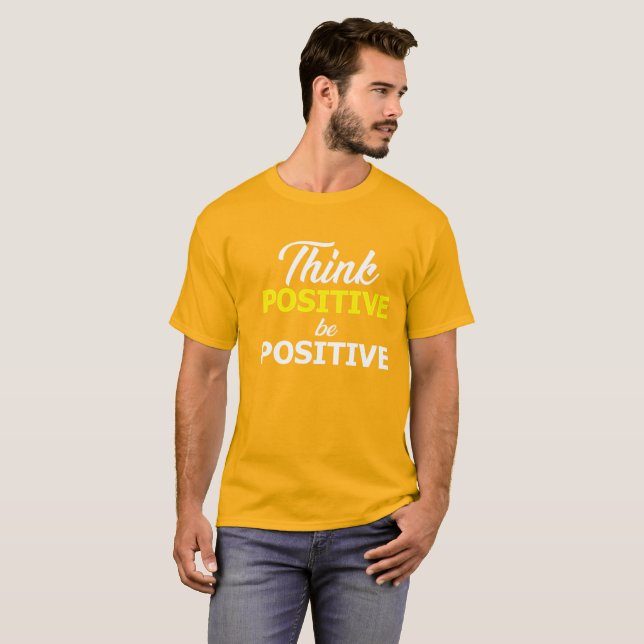 Idéellt positiv t-skjorta t shirt (Hel framsida)
