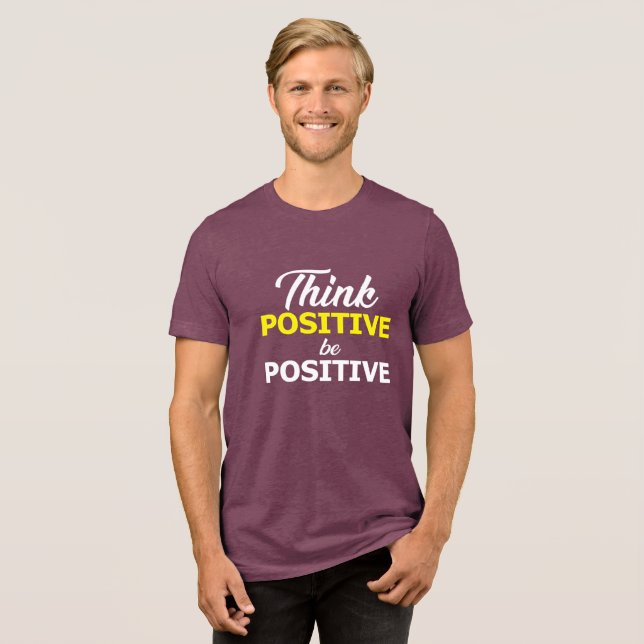 Idéellt positiv t-skjorta t shirt (Framsida Full)