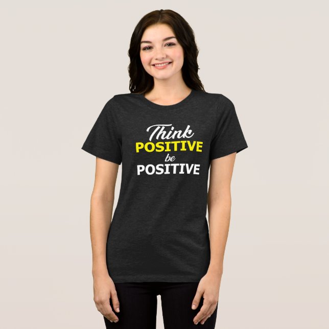 Idéellt positiv t-skjorta t shirt (Framsida Full)