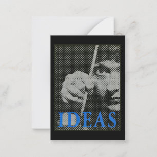 Idéer - 1981 års reklamgrafik anteckningskort