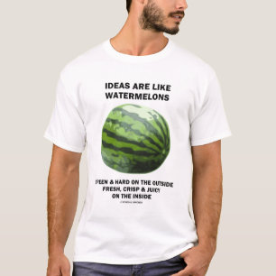 Idéer är lika vattenmelnar (fruktälskare) tee shirt