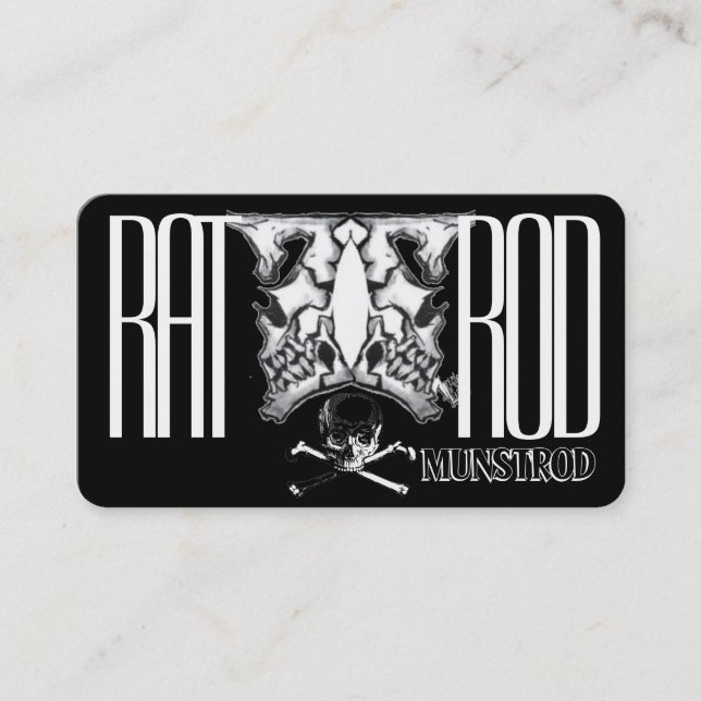 Idéer för Affärskortet hot rod och Automobiles Visitkort (Framsida)