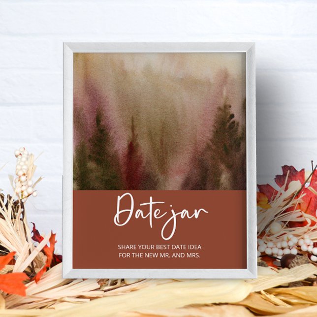 Idéer för Autum Forest Date möhippa-spelet i burk Poster (Skapare uppladdad)