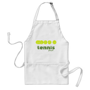 Idéer för en tennisspelare förkläde
