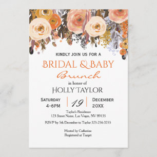 Idéer för kombinerad babyvisning och Möhippa Inbjudningar