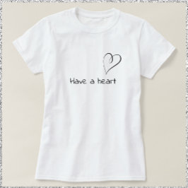 Idéer har ett hjärta t shirt