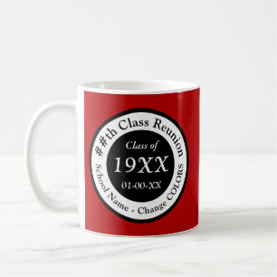 Idéer i rött, vitt och svart klass, Reunion av pre Kaffemugg