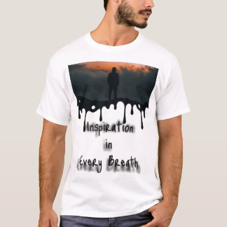 Idéer i varje andedräkt, motivation t shirt