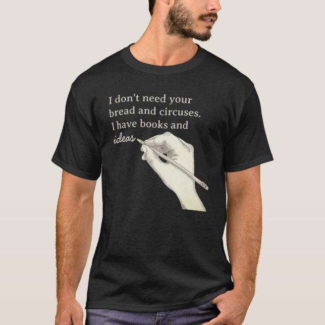 Idéer (mörk) T-Shirt (Framsida)