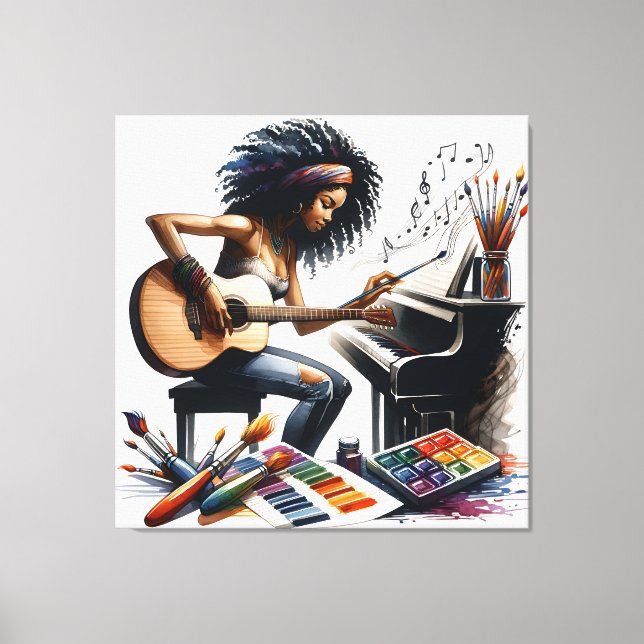 Idéer och beslutsamhet: Kultur Canvastryck (Framsida)