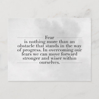 Idéer och motiveringar vykort