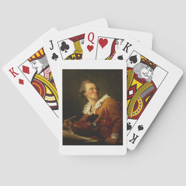 Idéer (olja på arbetsyta) casinokort (Baksidan)