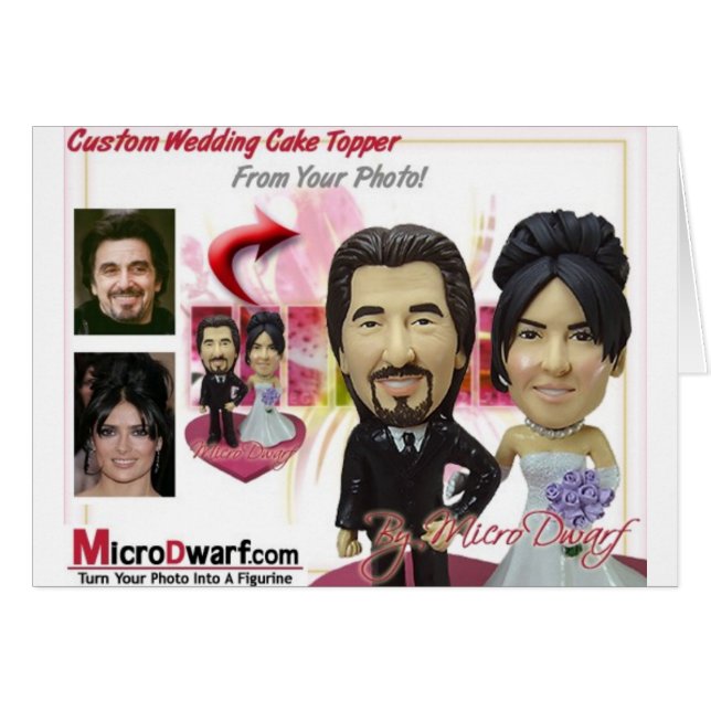 Idéer om personlig bröllopsgåvor hälsningskort (Framsidan Horizontal)