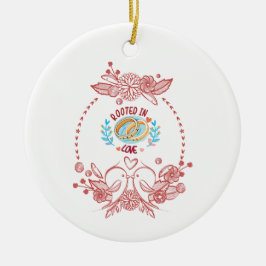 Idéer om PODEN bröllop och årsdagen Julgransprydnad Keramik