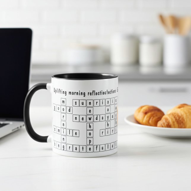 Idéer på morgonen, Crossword Puzzle Mugg (Home Office)