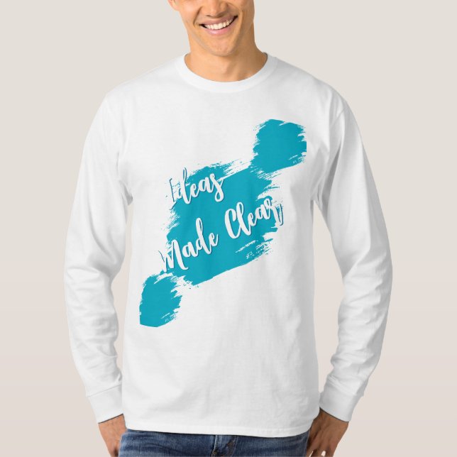 Idéer som klargjorde Långärmad T-Shir T Shirt (Framsida)