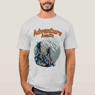 Idéer T-Shirt för resande, utforskare