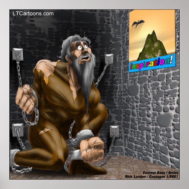 Idéer - Tecknaden Funny Motivation Poster (Framsidan)