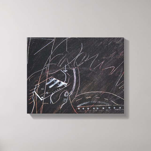 Idees Blanches et Tableaux Noirs 3-detalj Canvas (Framsida)