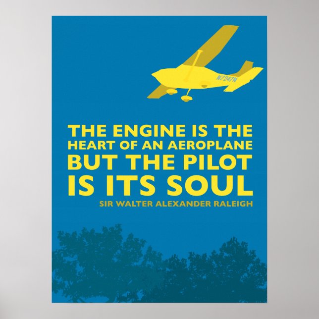 Idéflygplan och flygande poster (Framsidan)