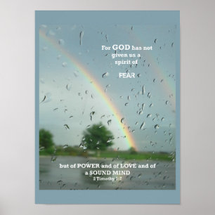 Idéisk bibel verse 1 Timothy 1:7 Poster