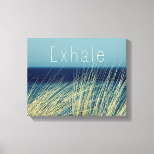 Idéisk Calming Ocean Typography/Ord Art Canvastryck