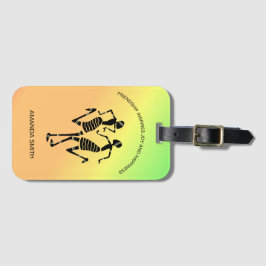 Idéisk, färglös lycka Dance Bagagebricka