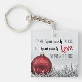 Idéisk julklapp med röd dekoration