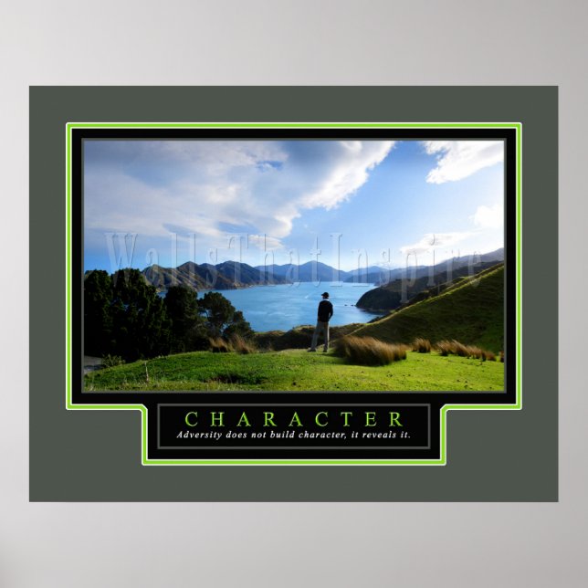 Idéisk Poster "Tecken" 22 x 28 (Framsidan)