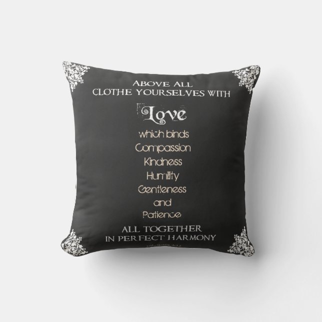 Idéisk skriptcitat kudde (Framsida)