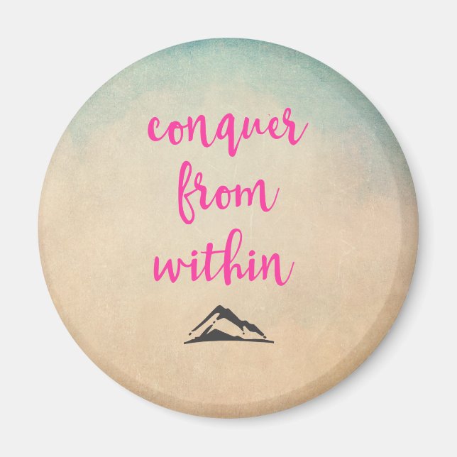 Idéisk typografi-citat vid bestämning magnet (Framsidan)