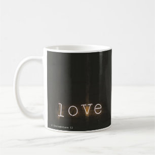 Idéiska korintianer kärlek 13 kaffemugg