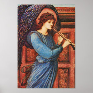 Idéiska musikangel Fine Art Poster