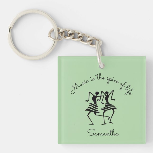 Idéiska, silhouette firande-dansare (Framsidan)