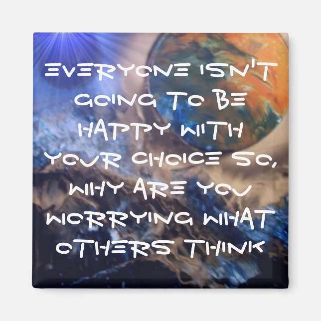 Idéiska SUPERNOVA VIRTUE GALAXY-offerter Magnet (Framsidan)