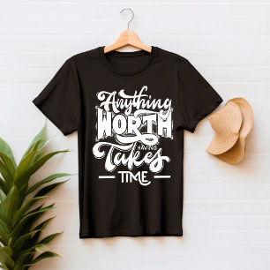 Idéiterande citattypografi T-Shirt