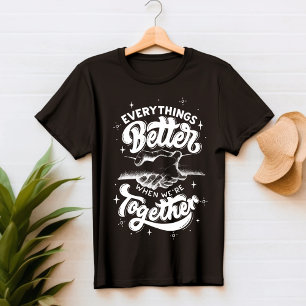 Idéiterande citattypografi T-Shirt
