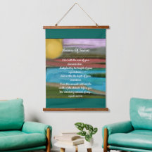 Idékationsoffert Wood Topped Wall Tapestry
