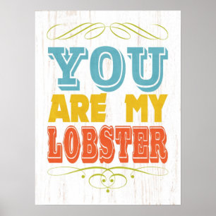 Idékonst - Lobster Poster