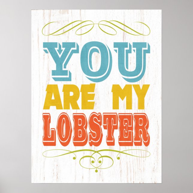 Idékonst - Lobster Poster (Framsidan)