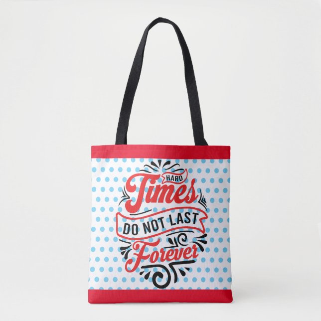 Idékrävande hårda tider tygkasse (Framsida)