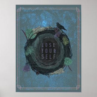 Idékterande vägg Poster