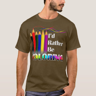 Idem färgar Vuxen Bok T Shirt