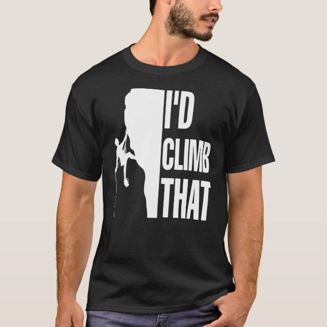 Idem Klib den där fina klättringen i Sten T Shirt (Framsida)