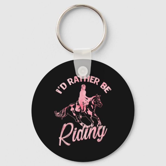 Idem snarare riding Horse 2 Nyckelring (Framsida)